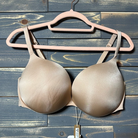 SKIMS Nude Ultimate Collection Push-Up Plunge Bra 38D - Picture 1 of 5